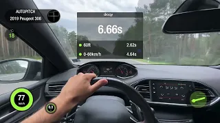 Peugeot 308 1.5HDi AT FWD 2019 STOCK. 0-100 acceleration.