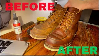 Cleaning and Conditioning Red Wing 1907 Boots | First Cleaning In Over 3 Years Since New!