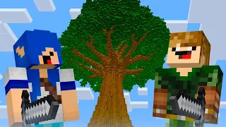 Escalando a ÁRVORE MAIS ALTA do MINECRAFT!