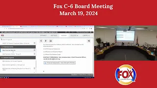 Fox C-6 Board Meeting - 3/19/2024