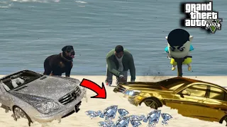 GTA 5 : Shinchan Franklin Find 200 year old  Diamond and Gold Buried cars in GTA 5  || Ps Gamester||