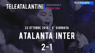 Atalanta - Inter  2-1  23 ottobre 2016  Giornata 9 Telecronaca Sky
