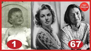 Ingrid Bergman Transformation ⭐ From 1 To 67 Years Old