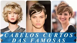 Modelo de cabelos curtos das famosas 2018