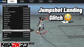 HERES HOW TO DO THE NBA2K23 JUMPSHOT LANDING GLITCH