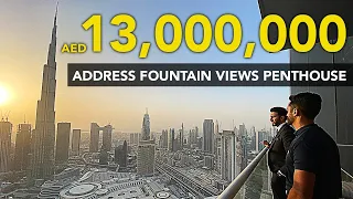 BEST VIEW OF DOWNTOWN DUBAI FROM THIS SKY COLLECTION PENTHOUSE | Address Fountain Views 3 | Vlog #32