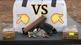 9mm federal punch VS federal hst (taurus gx4)