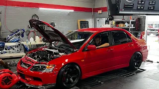 BUILT EVO 9 GETS DYNO TUNED AND PULLS