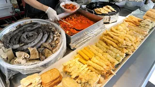 Top5 mouth-watering Korean street food tteokbokki, tempura, sundae, fish cake