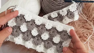 WONDERFUL 👌very beautiful and easy crochet 😇 baby blanket, shawl, bedspread model knitting pattern