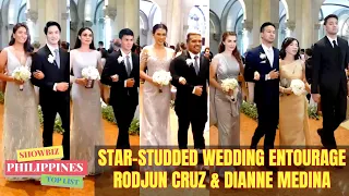 STAR STUDDED WEDDING Entourage of Rodjun Cruz and Dianne Medina