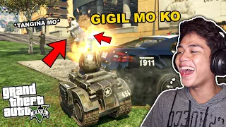 Trolling GTA ONLINE PLAYERS with RC TANK!! (badtrip sila eh haha)