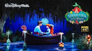 Under the Sea Journey of the Little Mermaid Low Light 4K POV with Queue Walt Disney World 2022 04 03