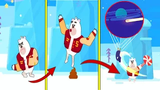 LAUNCHING a Penguin to OUTER SPACE! | Bounce Masters