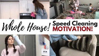 ENTIRE HOUSE SPEED CLEAN | GET YOUR HOUSE CLEAN BEFORE CHRISTMAS! CLEANING MOTIVATION!