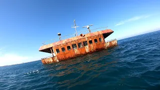 TO AN ABANDONED SHIPWRECK ON AN INFLATABLE MATTRESS | CARRIED AWAY TO THE HIGH SEAS | MRS. HELP