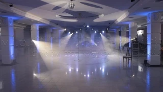 Світлове декорування, світлове оформлення танцмайданчика - ресторан "Варшава" (нижній зал)