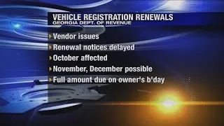 Delays in Car Registration Renewals in Georgia