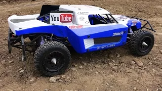 RC ADVENTURES - Disaster, 12s Lipo Electric Losi 5T Breakage & Maiden Run FAiL