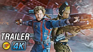 GUARDIANS of the Galaxy Vol. 3 Trailer (2023) 4K Ultra HD | Chris Pratt, Zoe Saldana, Dave Bautista