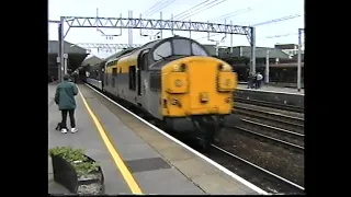 British Rail Class 37/0 & 37/4 Variety North Wales Coast Services May 1999