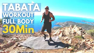 Tabata 30 Min Full Body Workout / No Repeat / Epic finish !!