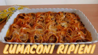 Lumaconi ripieni | Ricetta facile e veloce