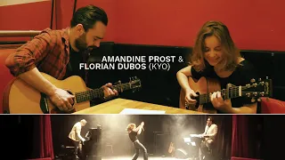 Amandine Prost et Florian Dubos (KYO) répètent Internatives en acoustique, avant son concert à Paris