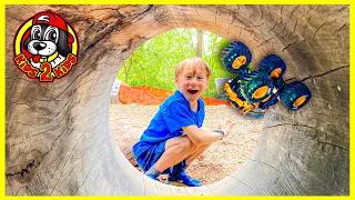 Monster Jam Toy Trucks 🦅 Dragonoid Plays at BIRDS OF PREY Park