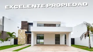 HERMOSA PROPIEDAD de 635 m² en privada con amenidades AL NORTE DE MÉRIDA YUCATÁN