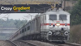 High SPEED Diesel & Electric TRAINS on Epic GRADIENTS | SBC RAJDHANI + SC DURONTO PALNADU Etc  IR