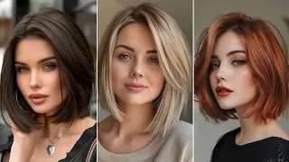 Short Bob Haircuts For Trendy & Chic Look 2024 New Haircuts And Hair Color Trends Layered Bob