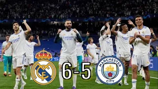 Real Madrid vs Manchester City 6-5 Highlights | UEFA Champions League 2021/2022