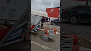Accident in parcarea Braila Mall. Stiri Braila - Probraila.ro