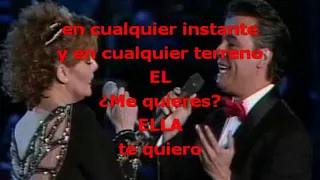 JUAN GABRIEL Y ROCIO DURCAL EL DESTINO con letra