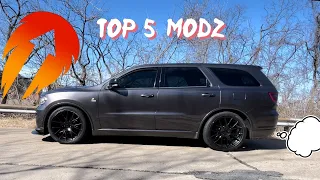 DURANGO RT: MY TOP 5 FAVORITE MODS ON MY DURANGO!