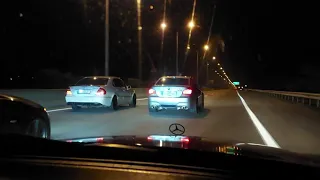 E60 M5 TUNED VS STOCK W211  P.S MY 190E 5.5K