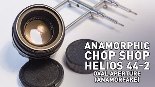 Helios 44 Lens Mod - Anamorfake! Anamorphic Lens Look