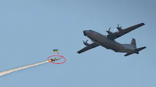 blast disastrously!! crew of a Russian C-130 tried to dodge a Ukraine missile but failed. - Arma3
