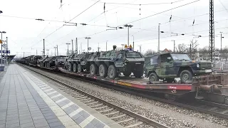 My first military train in Rosenheim ............