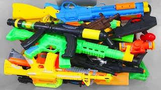 Giant Box full of Rifle Gun Toys ! M1014 Dragonov MPAS12 and Gunman Air Pressure Soft Bullet Toy Gun