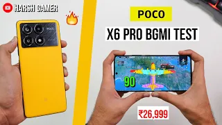 Poco X6 Pro Pubg Test With FPS Meter, Heating and Battery Test | Best Gaming Phone Under ₹30,000? 🤔