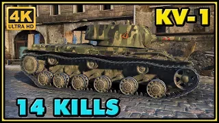 World of Tanks | KV-1 - 14 Kills - 2,4K Damage - 1 VS 5 Gameplay