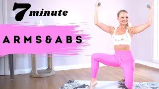 7 Minute ARMS & ABS Workout