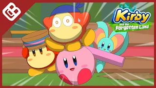 Kirby Tilt-and-Roll | Kirby Forgotten Land Animation