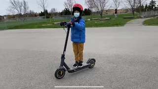 Segway Ninebot Max Electric Kick Scooter - Sport mode safe for kids?