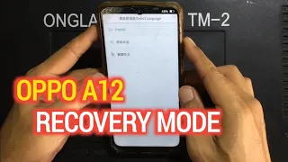 OPPO A12 AUTO RECOVERY MODE