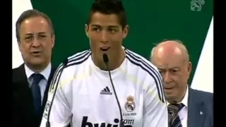 Presentación de Cristiano Ronaldo con el Real Madrid 6/7/2009