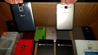 SCORED PHONES!!! HUGE PHONE STORE HAUL! Samsung, Android Display JACKPOT