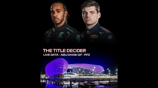 F1 Live Telemetry Data - ABU DHABI Grand Prix 2021 - FP2